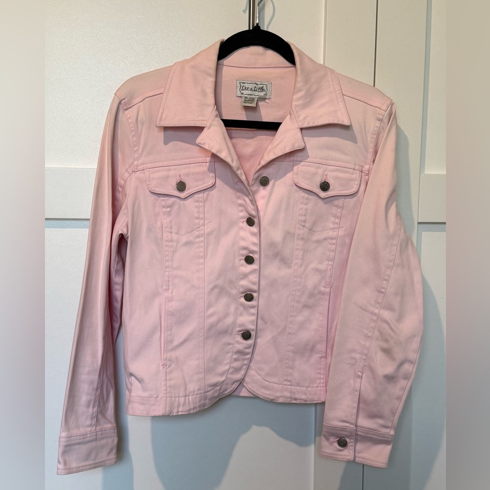 Women's Pink Denim Jacket